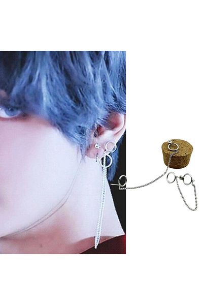 Kpop Dünyasi Bts 'V' Earring 10