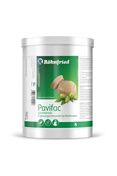Röhnfried Pavifac Polenli Bira Mayası Kuş Mama Katkısı 50 Gr