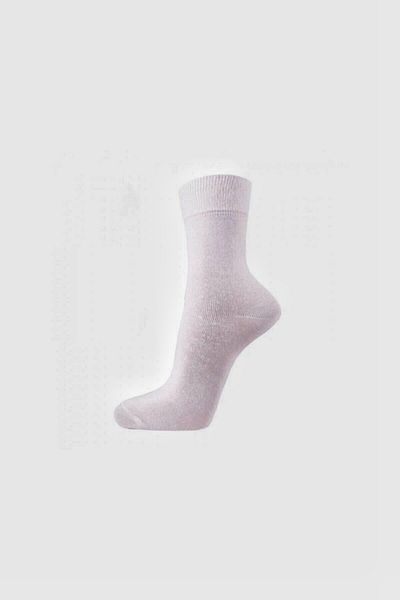 Meguca Socks Unisex Κλασικές Βαμβακερές Κάλτσες Μονό Πακέτο Λευκό