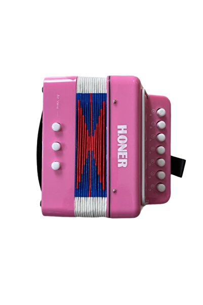 HONER B0703 - Ufak Akordiyon Pembe - Çocuk Akordiyonu - Akordeon