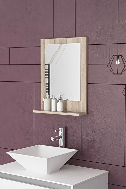 bluecape Verona 45x60cm Alize Raflı Ayna