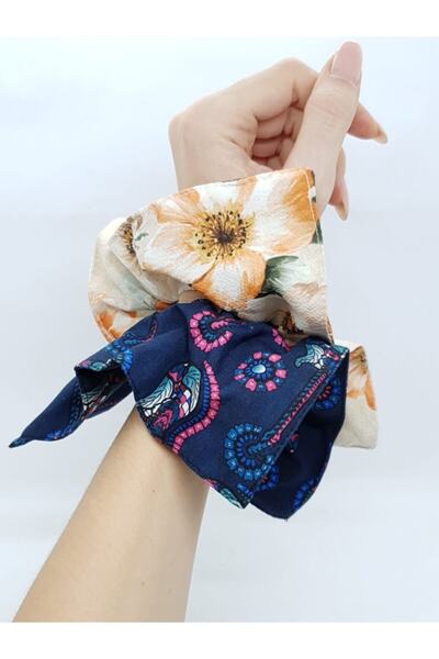 Melkady Aksesuar Melkady 247n - Square Model Trend Hair Elastic Set (2 Pieces)