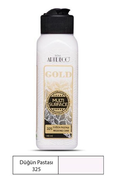 Artdeco Gold Multi Surface Akrilik Boya 140 ml. 325 DÜĞÜN PASTASI