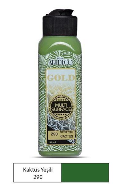 Artdeco Gold Multi Surface Akrilik Boya 140 ml. 290 KAKTÜS YEŞİLİ