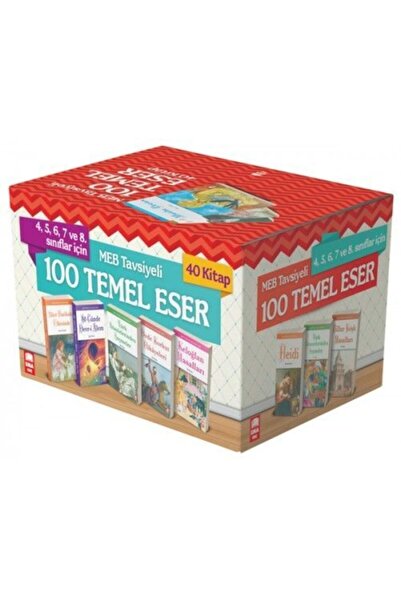 Genel Markalar Ilköğretim 100 Temel Eser (40 Kitap Takım) _son Baskı