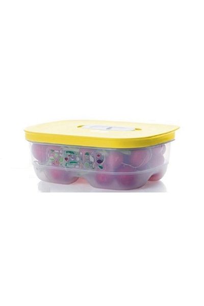 Tupperware Greenhouse 800 ml Vegetable Fruit Storage Container Yellow