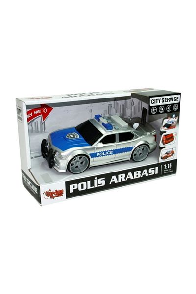 Vardem WY620A-B 1:16 سيارة شرطة مع صوت وضوء احتكاك - فارديم