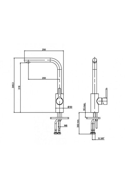 NSK Mithra Sink Faucet Chrome