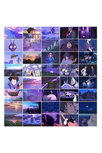 BEXDORE Studio Ghibli Kolaj Seti 40 Adet 15×10 c– Anime Poster Seti Kaliteli ...