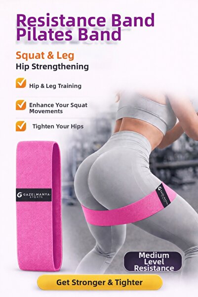 GAZELMANYA Ζάντα ελαστικών Pilates Squad Band Medium Hard Squat Band Fitness ...