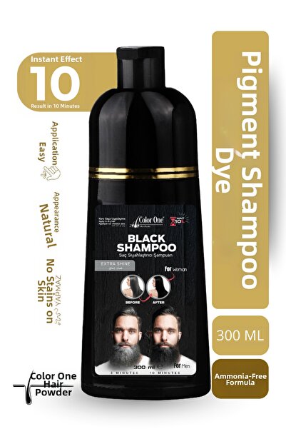 Color One شامبو الشعر الأسود |   300 مل وتأثير تون إفكت