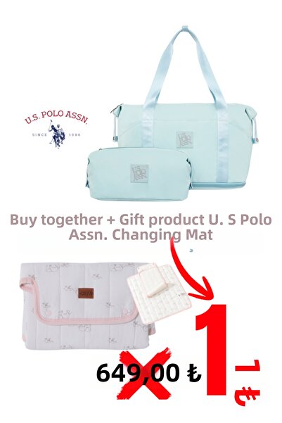 U.S. Polo Assn. حقيبة الأم والطفل