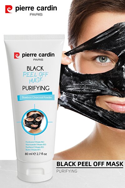 Pierre Cardin قناع تقشير أسود لتنقية البشرة 80 مل