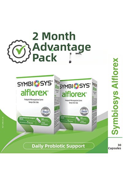 Alflorex Symbiosys Probiotic - 30 Capsules 2 Boxes