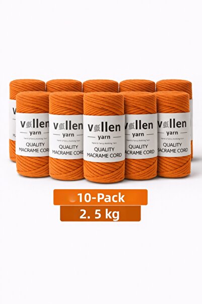 vollen yarn Taranan Macrame Thread 3 mm Taranan Cotton Macrame Thread 10 Pack...