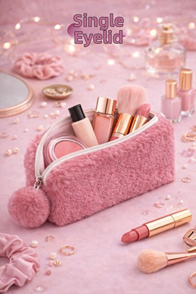 Bambus Λούτρινη υφασμάτινη τσάντα ταξιδιού και μακιγιάζ πολλαπλών χρήσεων με ...