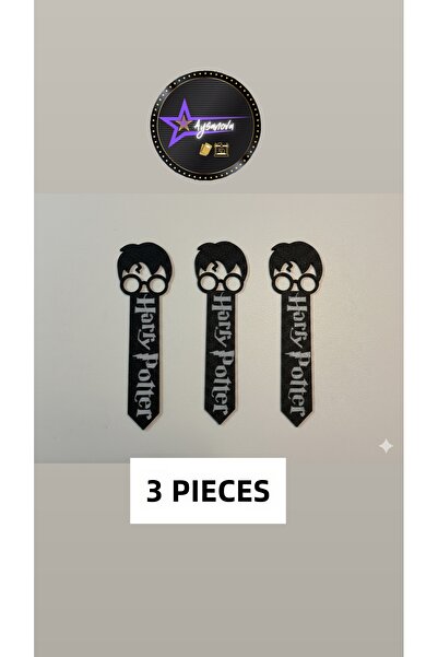 aysanova 3Lüharry Potter Themed Special Design 3D Printer Printed Bookmark