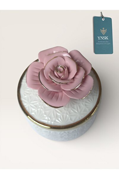 YNSK Luxury |   Flowers |   Floral Decorative Porcelain Storage Box with Lid ...