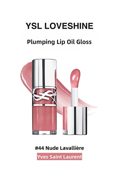 Yves Saint Laurent Loveshine Plumping Lip Oil Gloss 44 Nude Lavalliere Lip Pl...