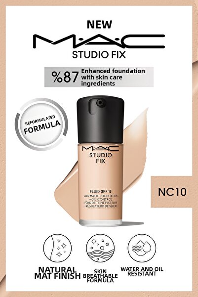 M.A.C 24-Hour Lasting Foundation That Provides a Natural Matte Look - Studio ...