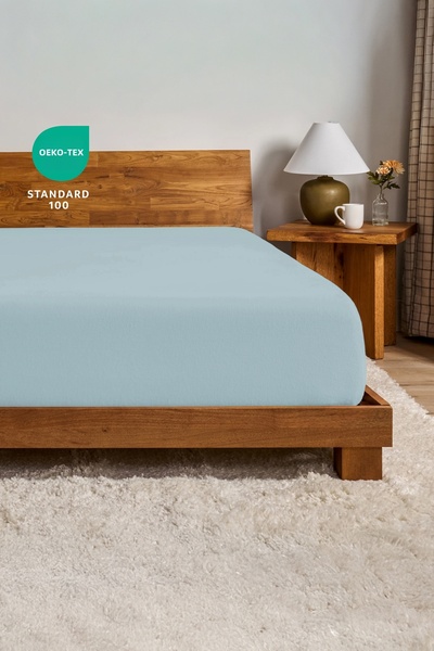 evdehome bumbac 100% bumbac moale Cearșaf de pat elastic din material textil ...