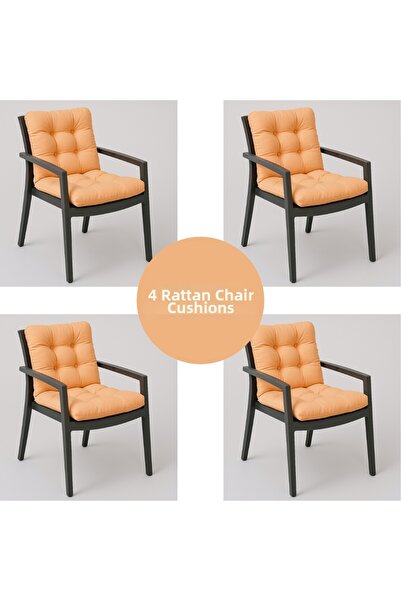 ELF CONSEPT Set de 4 perne pentru scaune din ratan