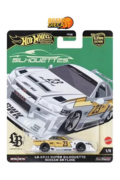 HOT WHEELS صور ظلية فاخرة لثقافة السيارات Lb-Er34 سوبر سيلويت نيسان سكايلاين