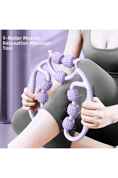 Nordhaus جهاز تدليك لتخفيف العضلات، 9 عجلات، بكرة تصريف الليمف