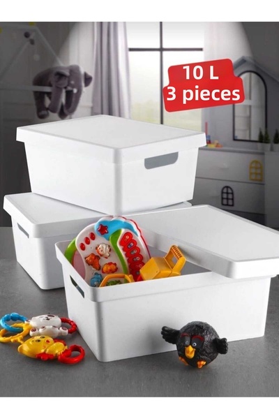 pure age 10 litri. Cutie cu capac, 3 organizatoare.