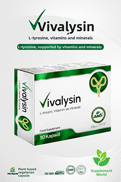 anti فيڤاليسين إل-تيروزين، فيتامينات ومعادن، 30 كبسولة