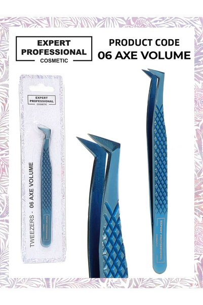 funshop Expert Professional 06 Axe Volume Eyelash Tweezers – Volume Fan Creat...