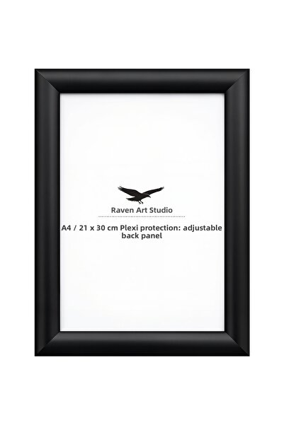 Raven Art Studio Pergamon A4-21x30cm Negru pentru imagini, fotografii, docume...