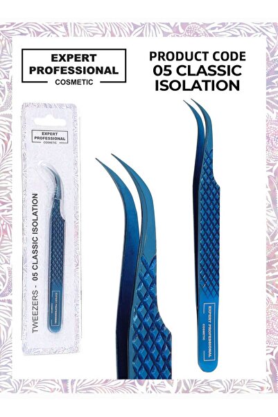 funshop Expert Professional 05 Classic Isolation Eyelash Tweezers – Fine Tip,...