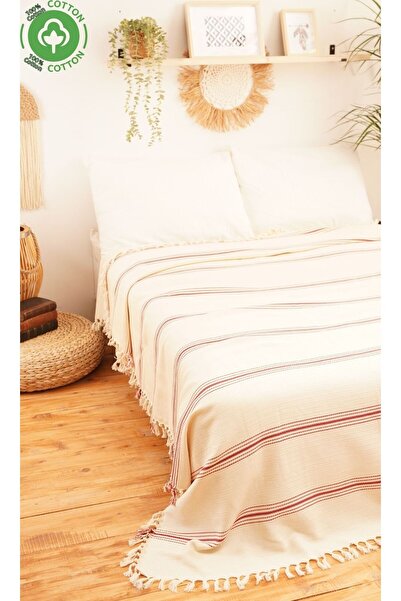 DNRYSL 100% Cotton Single Tassel Pique, Bedspread 130X180 cm