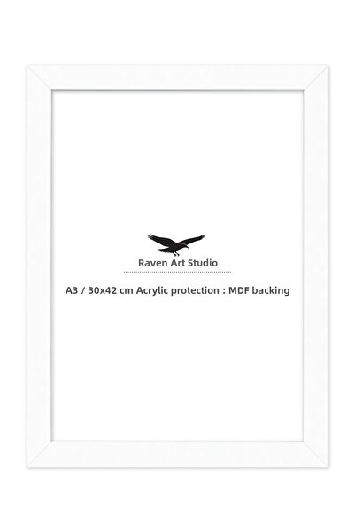 Raven Art Studio Potala A3-30X42Cm White Picture Photo Document Poster Docume...