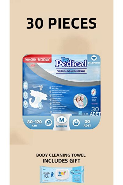 Dr.Pedical حفاضات مريضة متوسطة الحجم (DRPDCL03)