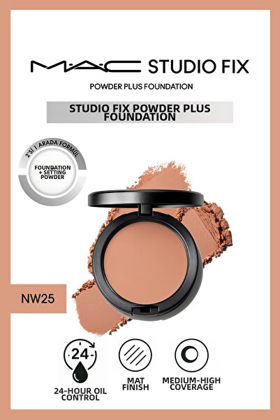 M.A.C بودرة ستوديو فيكس بلس NW25 الجديدة من فورميولا ستوديو، بودرة أساس حريري...
