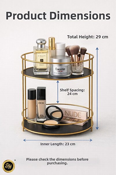 Snow Homs 1-Piece Bathroom Cosmetic Jewelry Organizer Multi-Purpose Organizer...