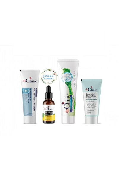 Dr. Clinic كريم تبييض البشرة من دكتور كلينيك + زيت نبتة سانت جون + معجون أسنا...