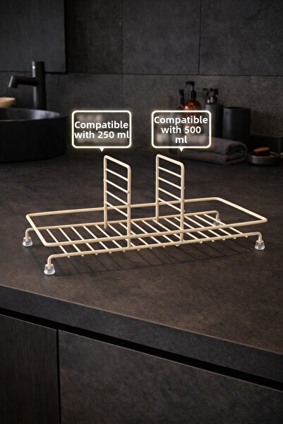 Home Stuff حامل صابون مربع الشكل من كريم بريميوم (الحامل فقط)