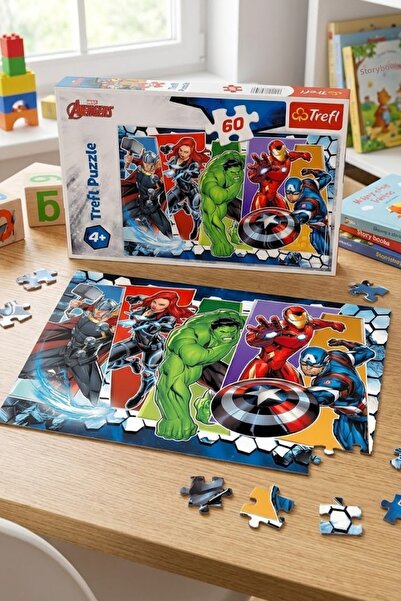 craftivio Trefl Avengers Puzzle 60 Pieces Licensed - Educational Children's P...