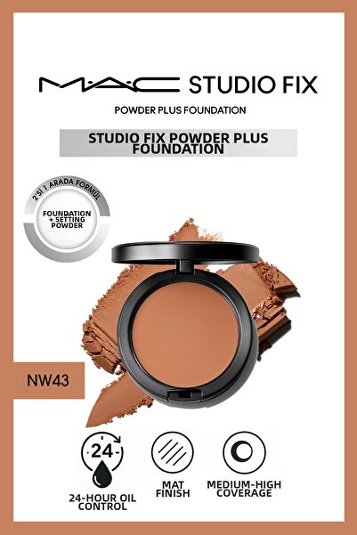 M.A.C Skin Tone Equalizer 24 Hour Oil Control Silky Nw43 Setting Powder Found...