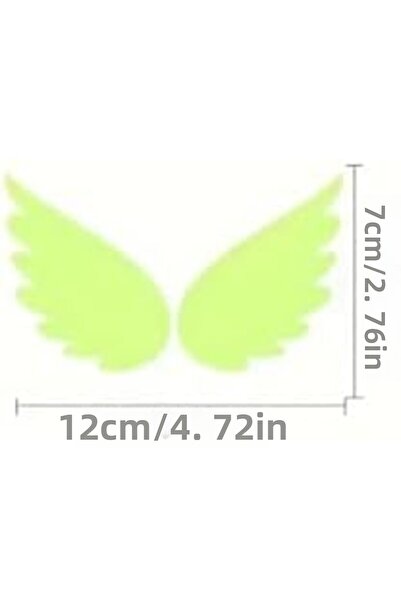 Nacario مجموعة منافذ كهربائية من نركريوشوب بتصميم جناح يتوهج في الظلام 1201248