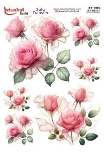 İstanbul Hobi Water Transfer Paper 25X35Cm St-1694