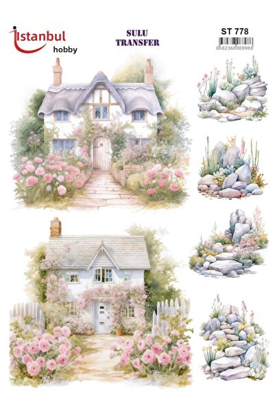 İstanbul Hobi ورق نقل مائي 25x35 سم ST-778