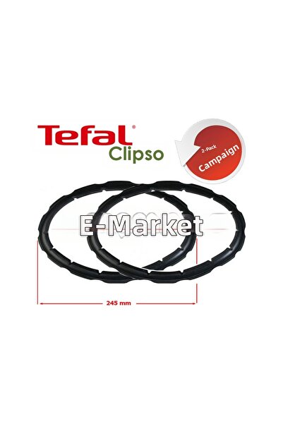 ferhat0 قدر ضغط تيفال كليبسو مطاطي 3 لتر 4.5 لتر 6 لتر 7.5 لتر مزدوج