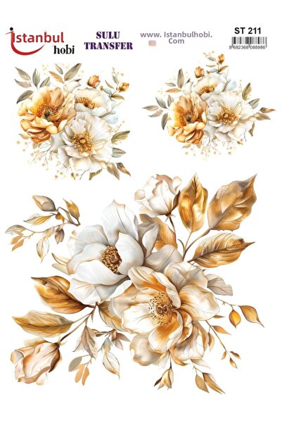 İstanbul Hobi ورق نقل مائي 25x35 سم ST-211