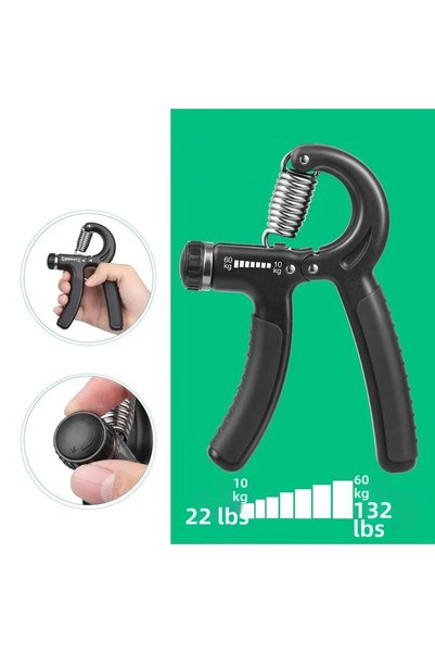 Pisicik 1 Piece 10-60 kg Adjustable Countered Hand Spring Adjustable Wrist Muscle Strengthening Tool Non-Slip
