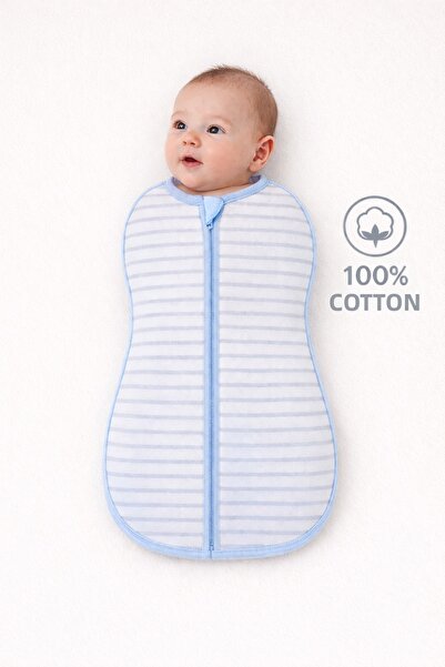 Mimocan 100% Cotton Organic Soft Combed Cotton Sleeping Bag Newborn Zippered ...
