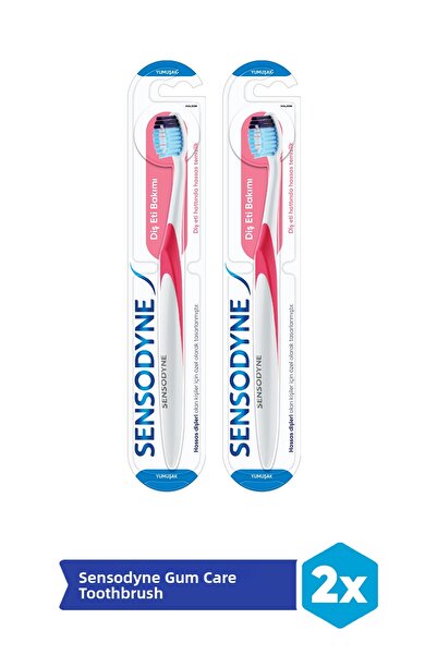 Sensodyne فرشاة أسنان ناعمة للعناية باللثة × 2
